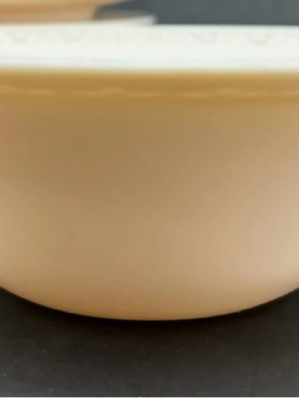 IKEA PARADISISK Set/2 Glass Rimmed 6.5” Soup Cereal Bowls Blush Pink France